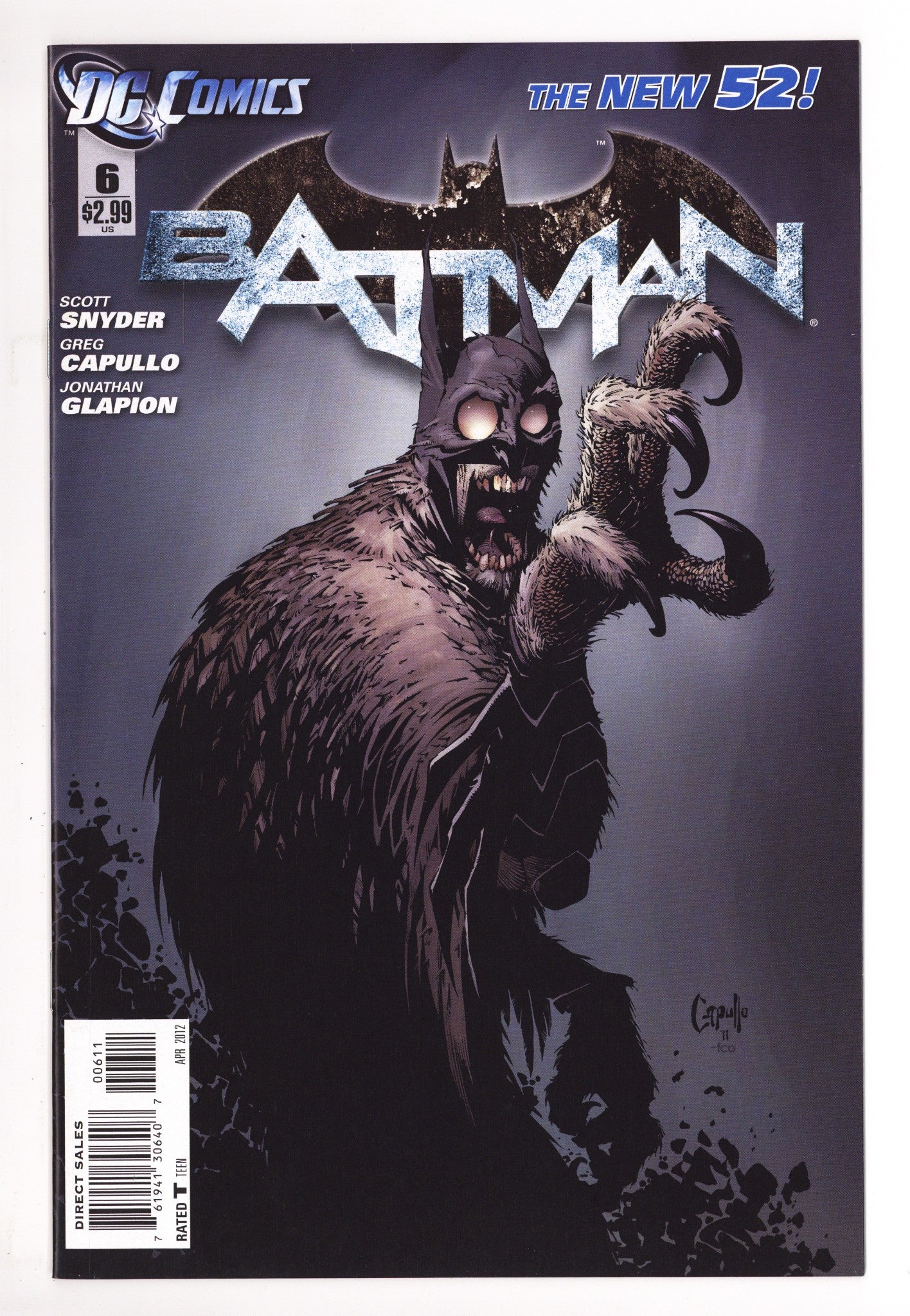 Batman Vol 2 6 NM- (9.2) (2012) 