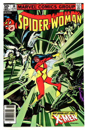 Spider-Woman Vol 1 38 VF+ (8.5) (1981) Newsstand