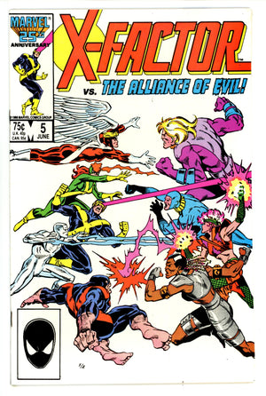X-Factor Vol 1 5 VF- (7.5) (1986)