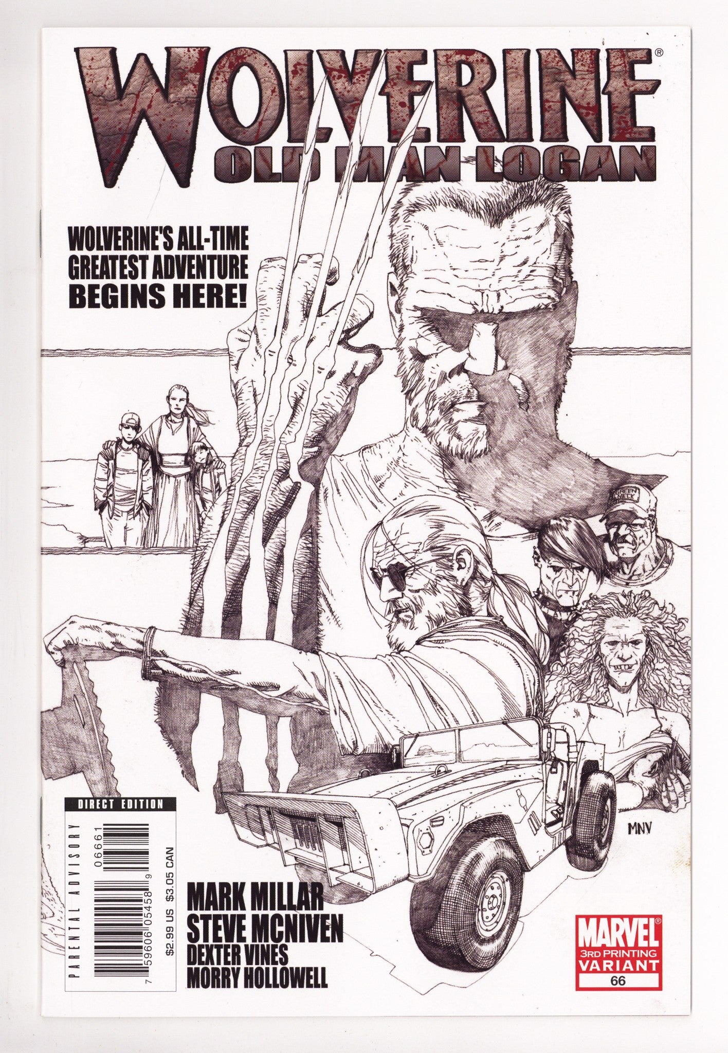 Wolverine Vol 3 66 VF+ (8.5) (2008) 3rd Print 