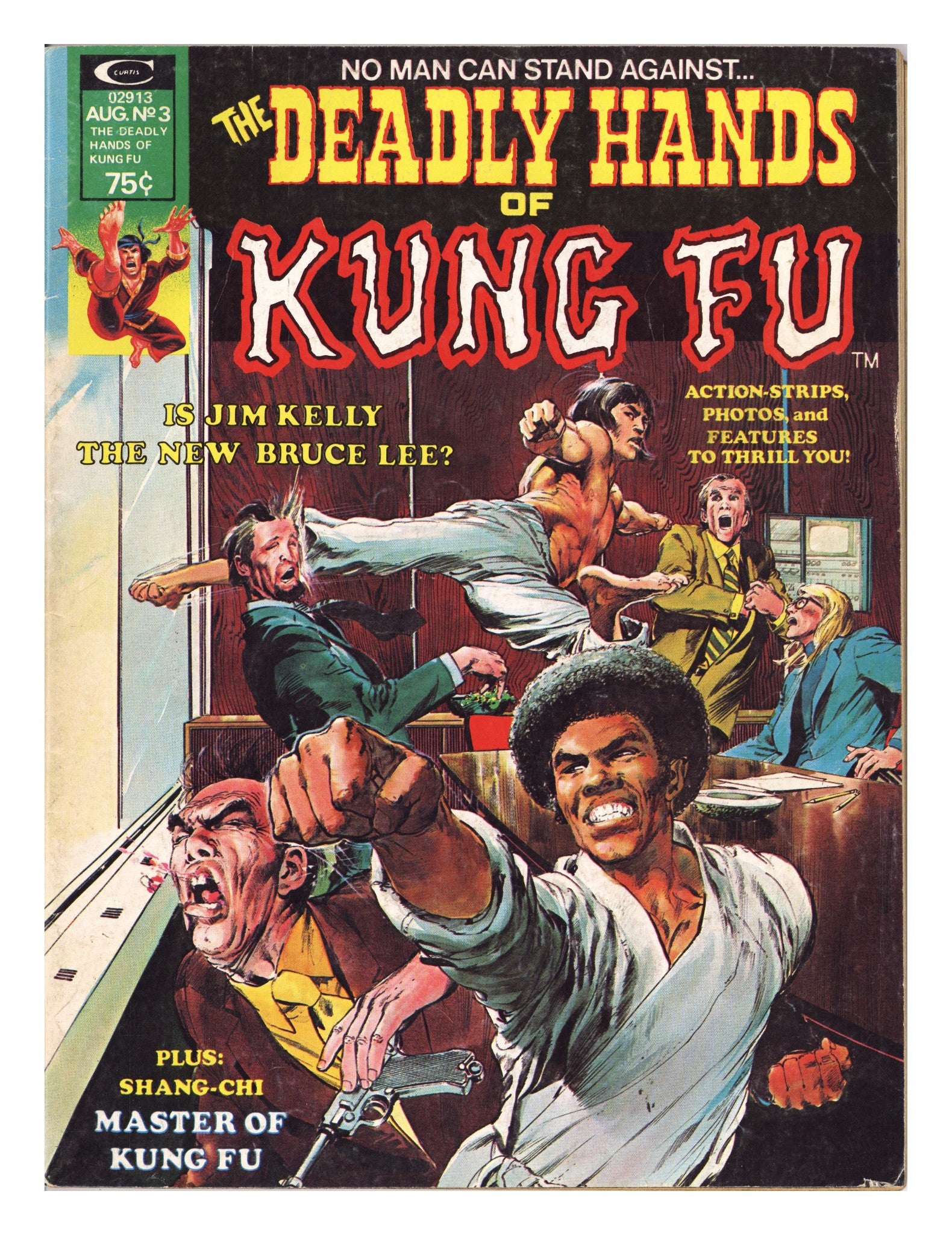 The Deadly Hands of Kung Fu Vol 1 3 VG (4.0) (1974) 