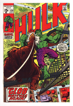 The Incredible Hulk Vol 1 129 FN/VF (7.0) (1970)