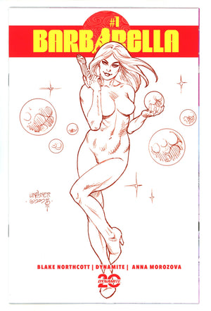 Barbarella Vol 3 1 Linsner Red Line Art Incentive Variant (2024)