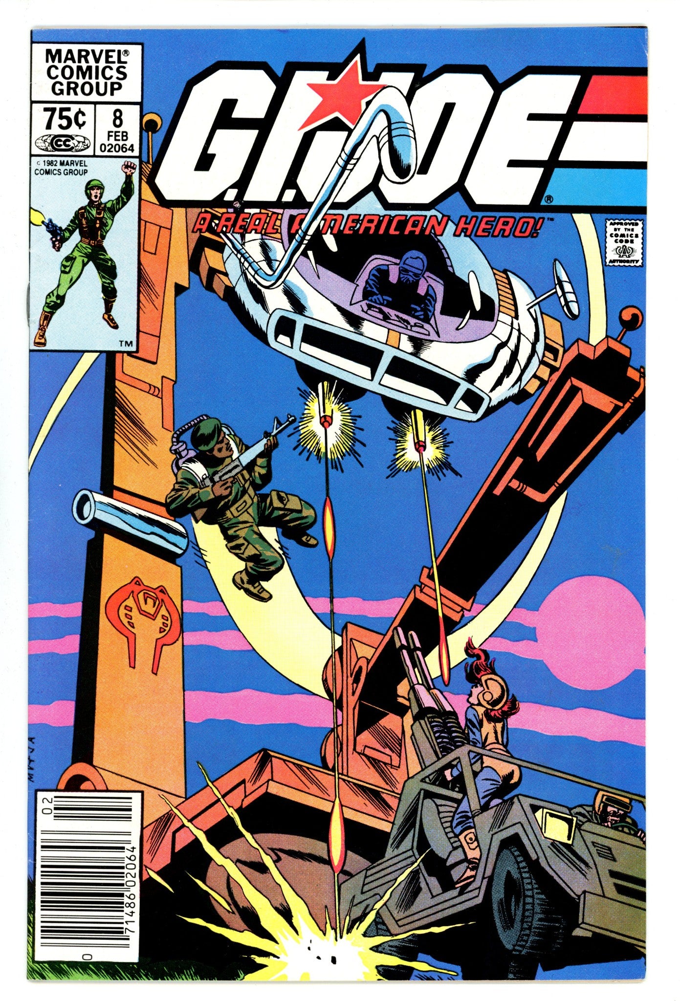 G.I. Joe, A Real American Hero 8 VF (8.0) (1983) Canadian Price Variant 