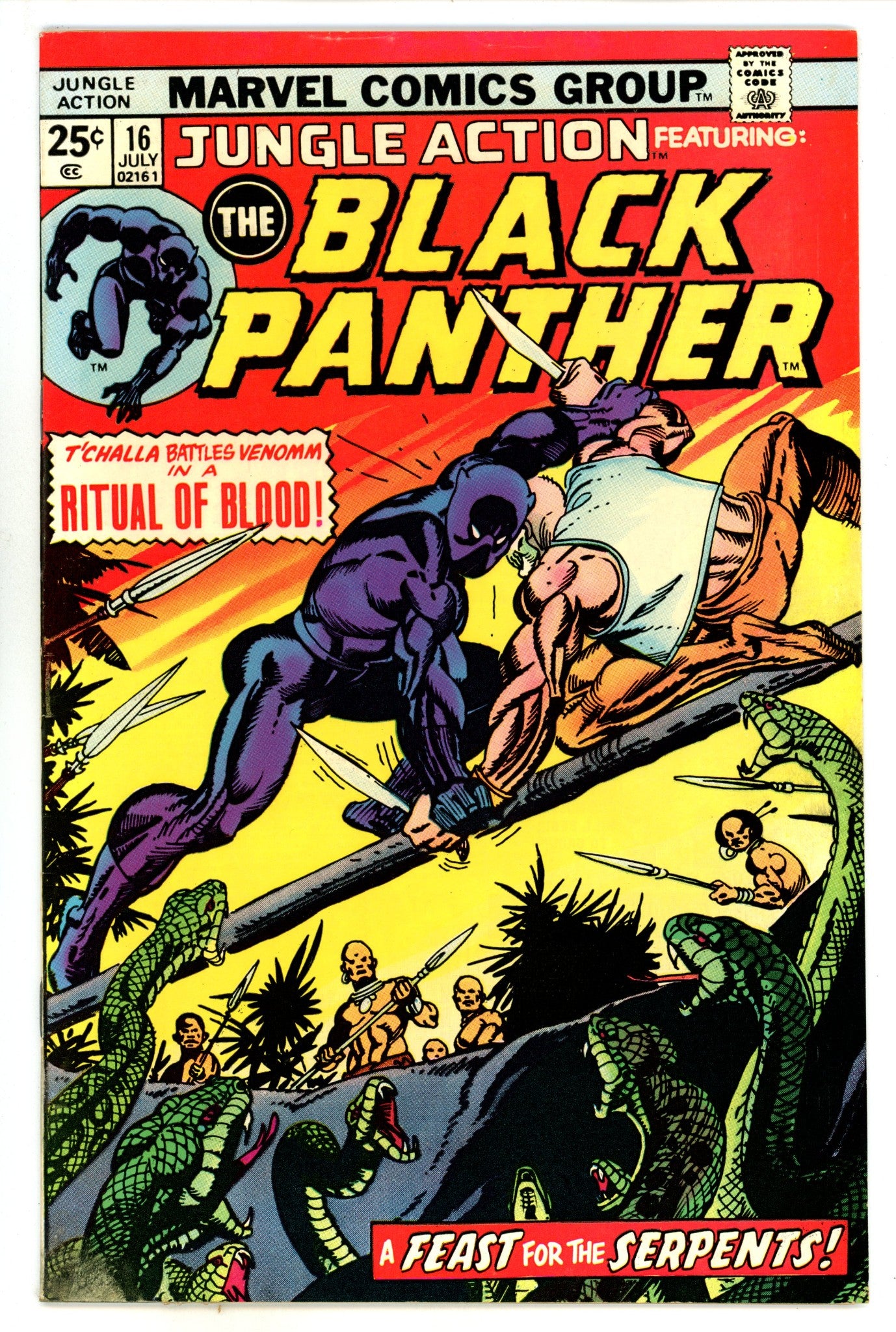 Jungle Action 16 FN/VF (7.0) (1975) 