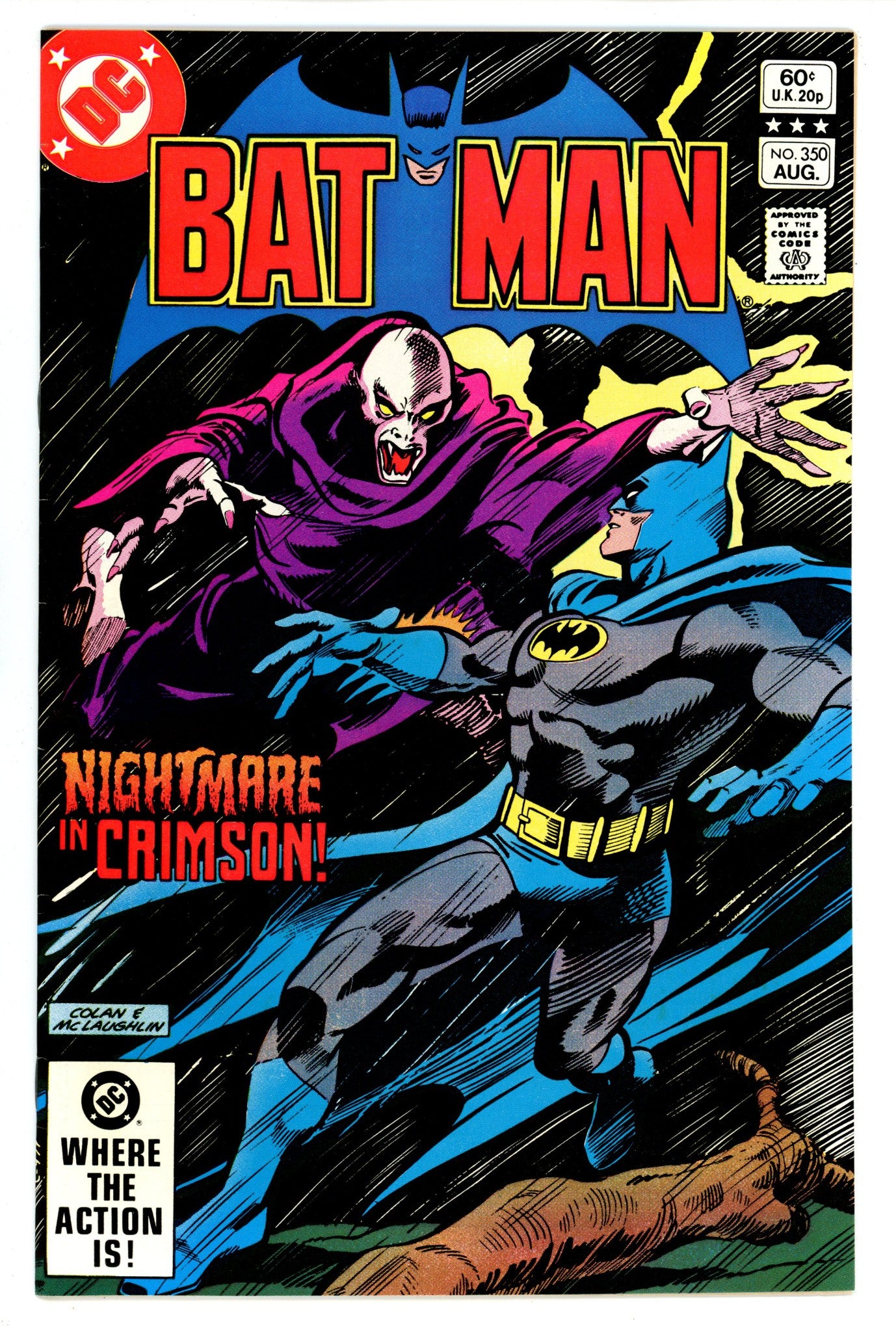 Batman Vol 1 350 VF+ (8.5) (1982) 