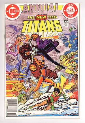 The New Teen Titans Annual Vol 1 1 NM- (9.2) (1982) Canadian Price Variant