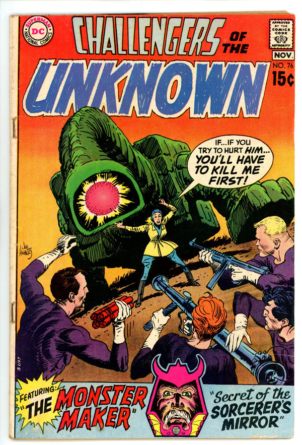 Challengers of the Unknown Vol 1 76 VG/FN (5.0) (1970)