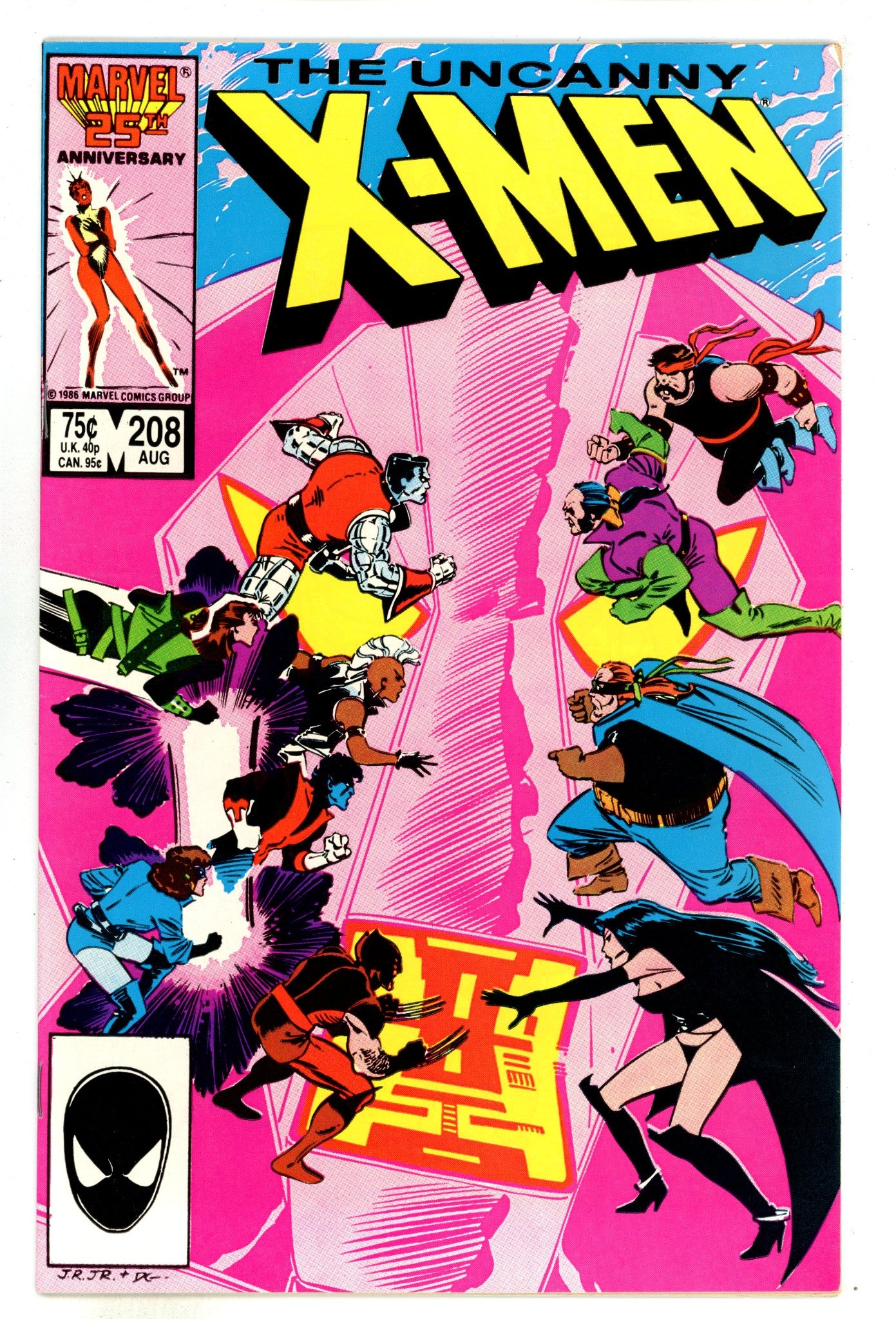 The Uncanny X-Men Vol 1 208 High Grade (1986) 