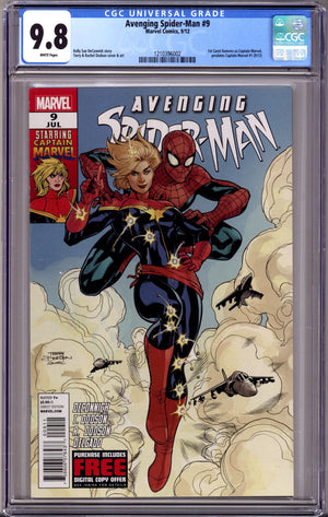 Avenging Spider-Man 9 CGC 9.8 (NM/M) (2012)