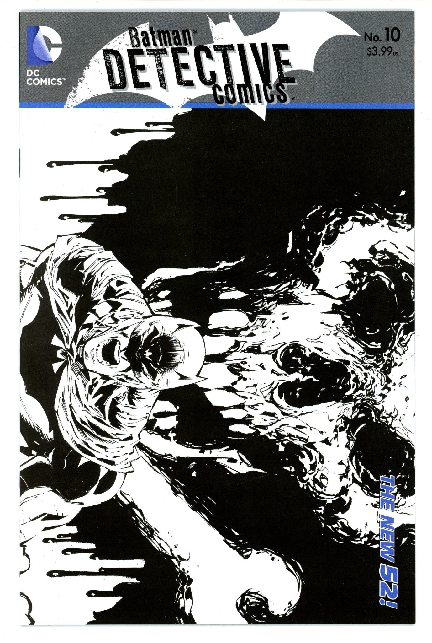 Detective Comics Vol 2 10 High Grade (2012) Daniel B&W Incentive Variant 