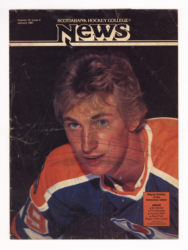 Scotiabank Hockey College News Vol 10 4 Very Low Grade (1981)