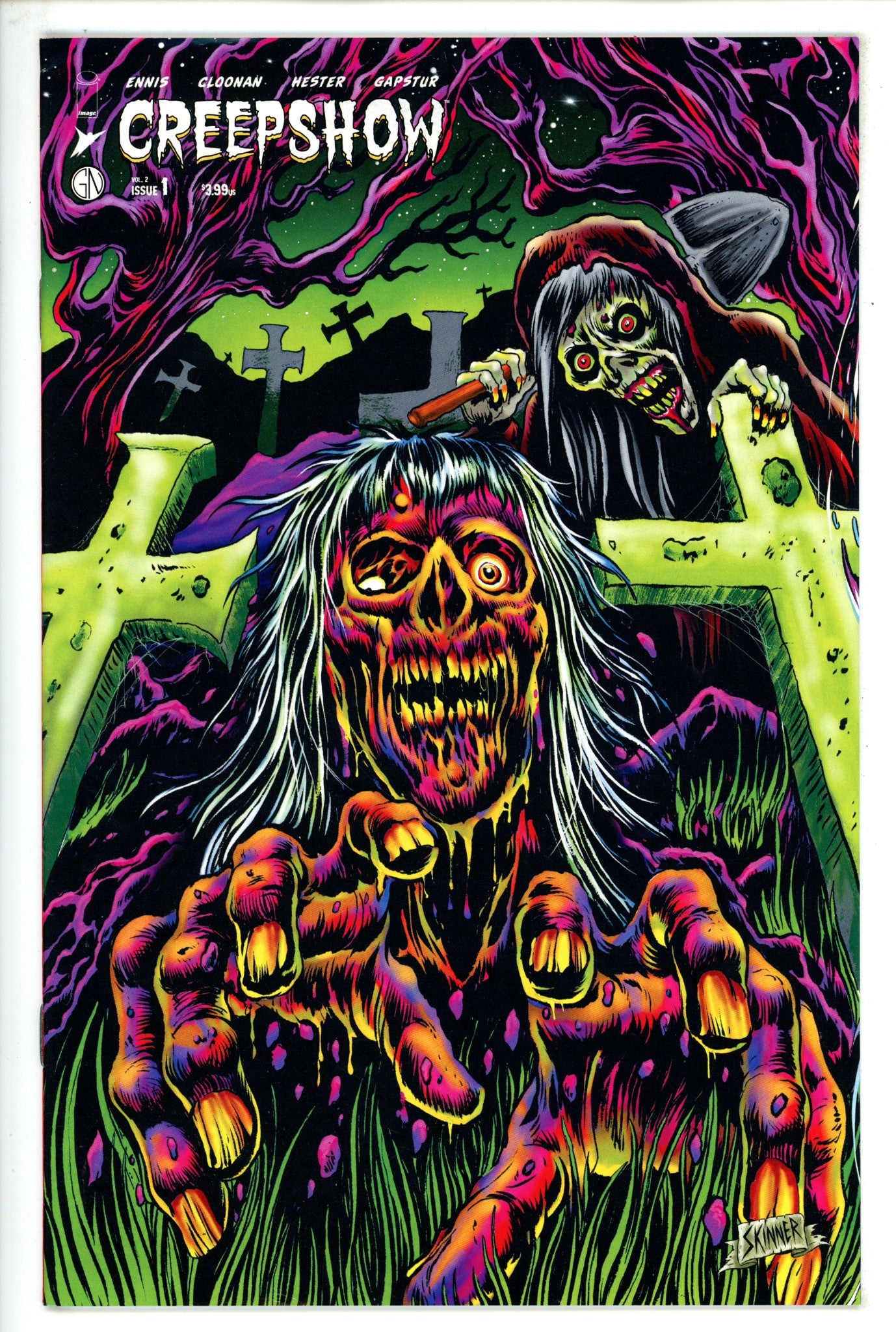 Creepshow Vol 2 1 Skinner Incentive Variant VF (2023)