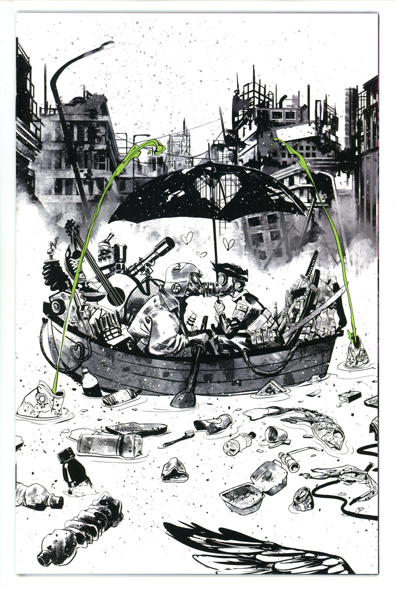 Once Uopn A Time At The End Of The World 1 NM- (9.2) (2023) Mundo B&W Virgin Exclusive Variant 