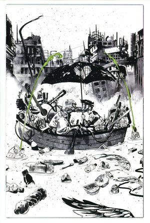 Once Uopn A Time At The End Of The World 1 NM- (9.2) (2023) Mundo B&W Virgin Exclusive Variant