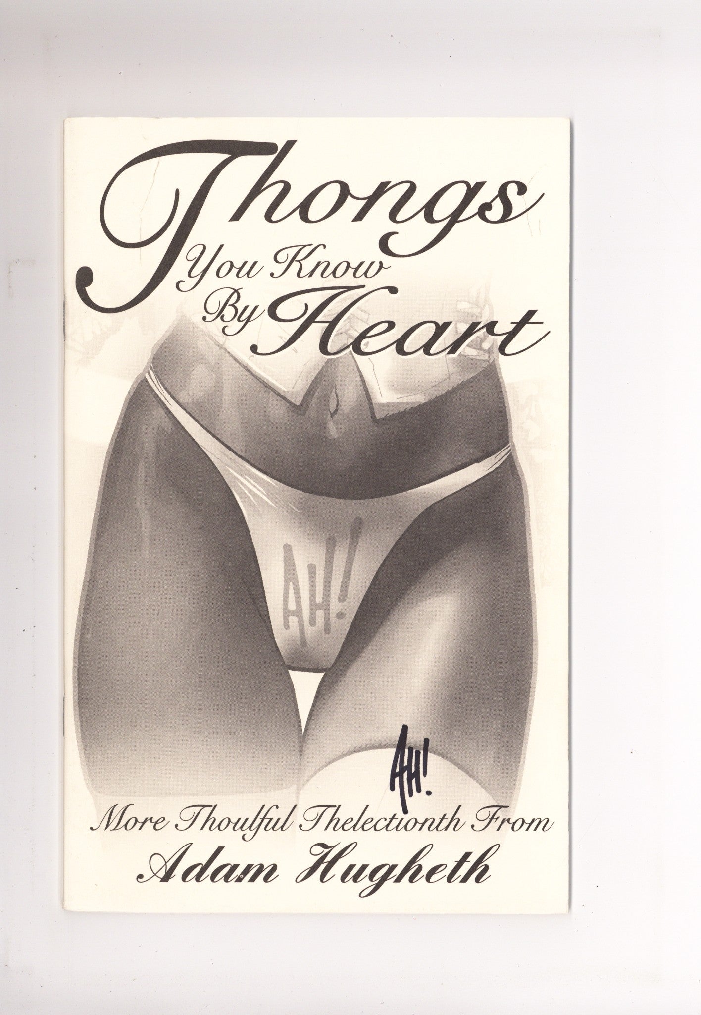 Adam Hughes Sketchbook: Thongs You Know By Heart [nn] VF/NM (9.0) (2007) Signed x1 Cover Adam Hughes 