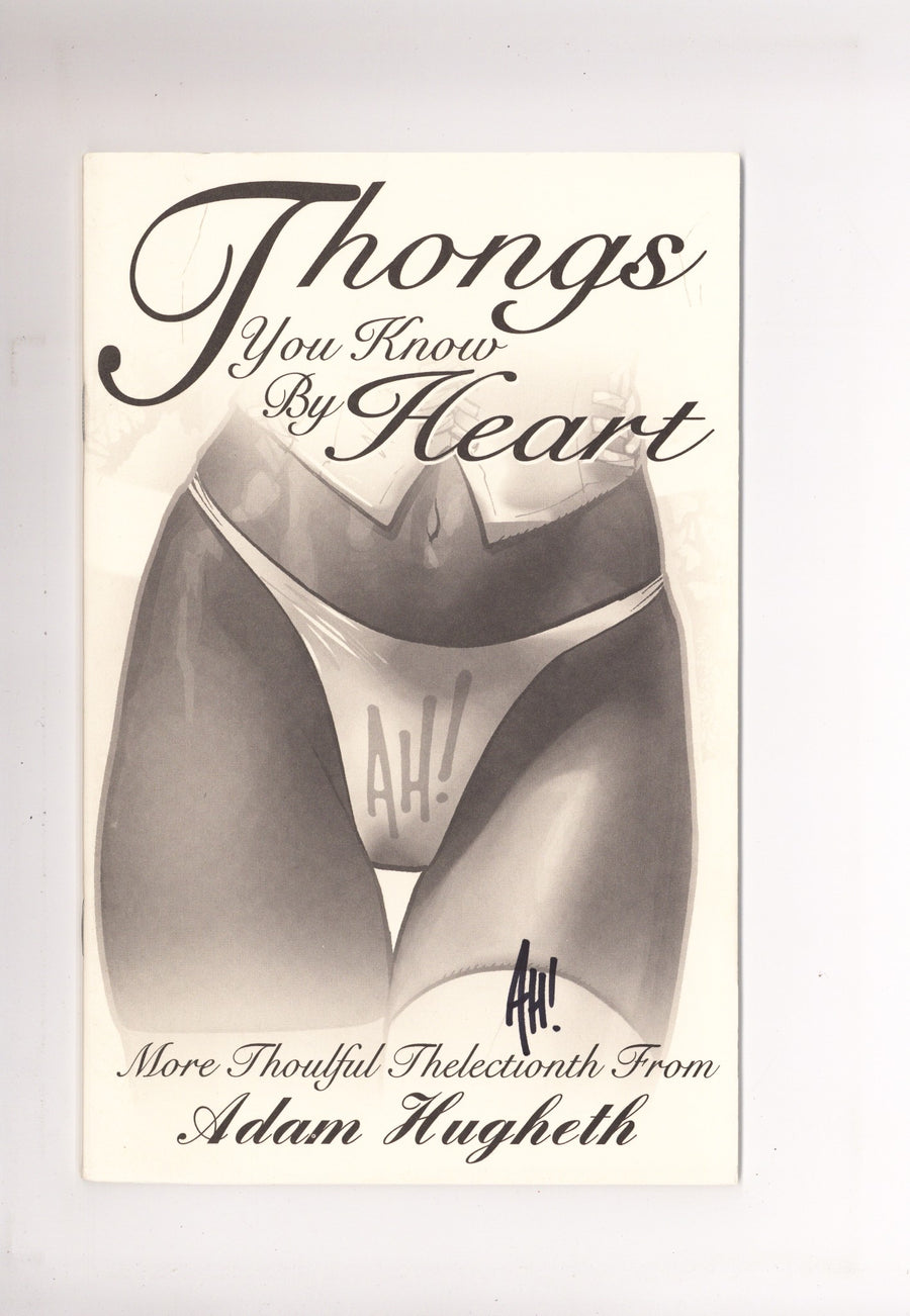 Adam Hughes Sketchbook: Thongs You Know By Heart [nn] VF/NM (9.0) (2007) Signed x1 Cover Adam Hughes 