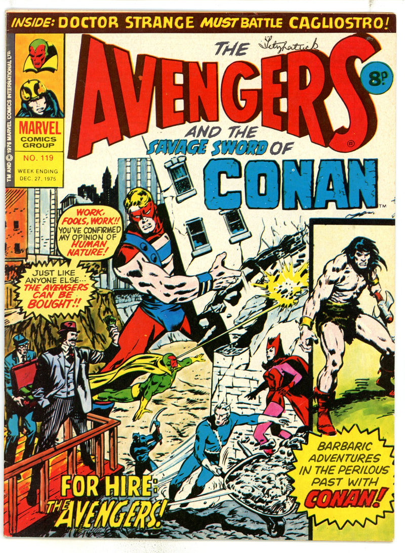 The Avengers 119 FN (6.0) (1975) 