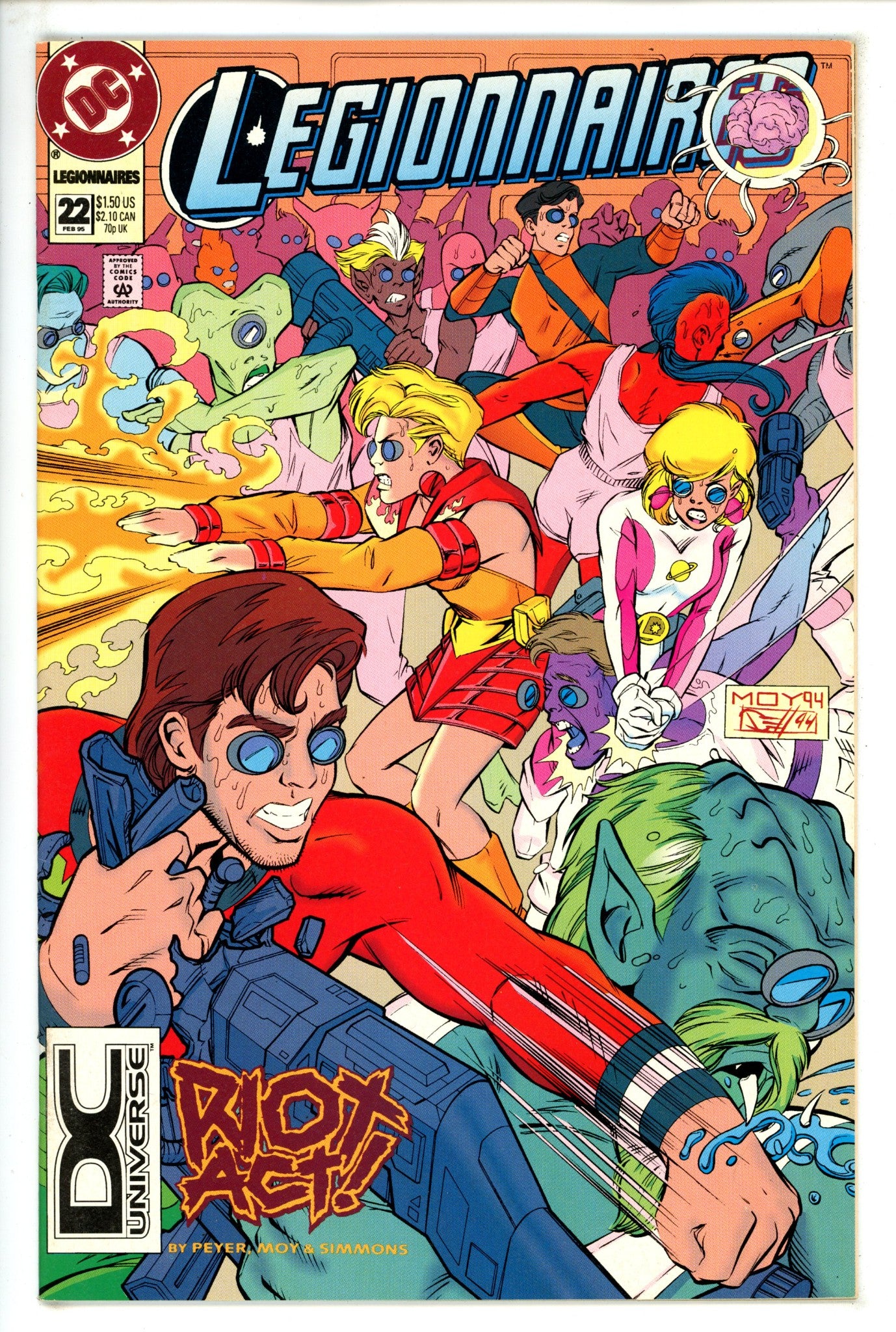 Legionnaires 22 Dc Universe Logo VF/NM (1995)