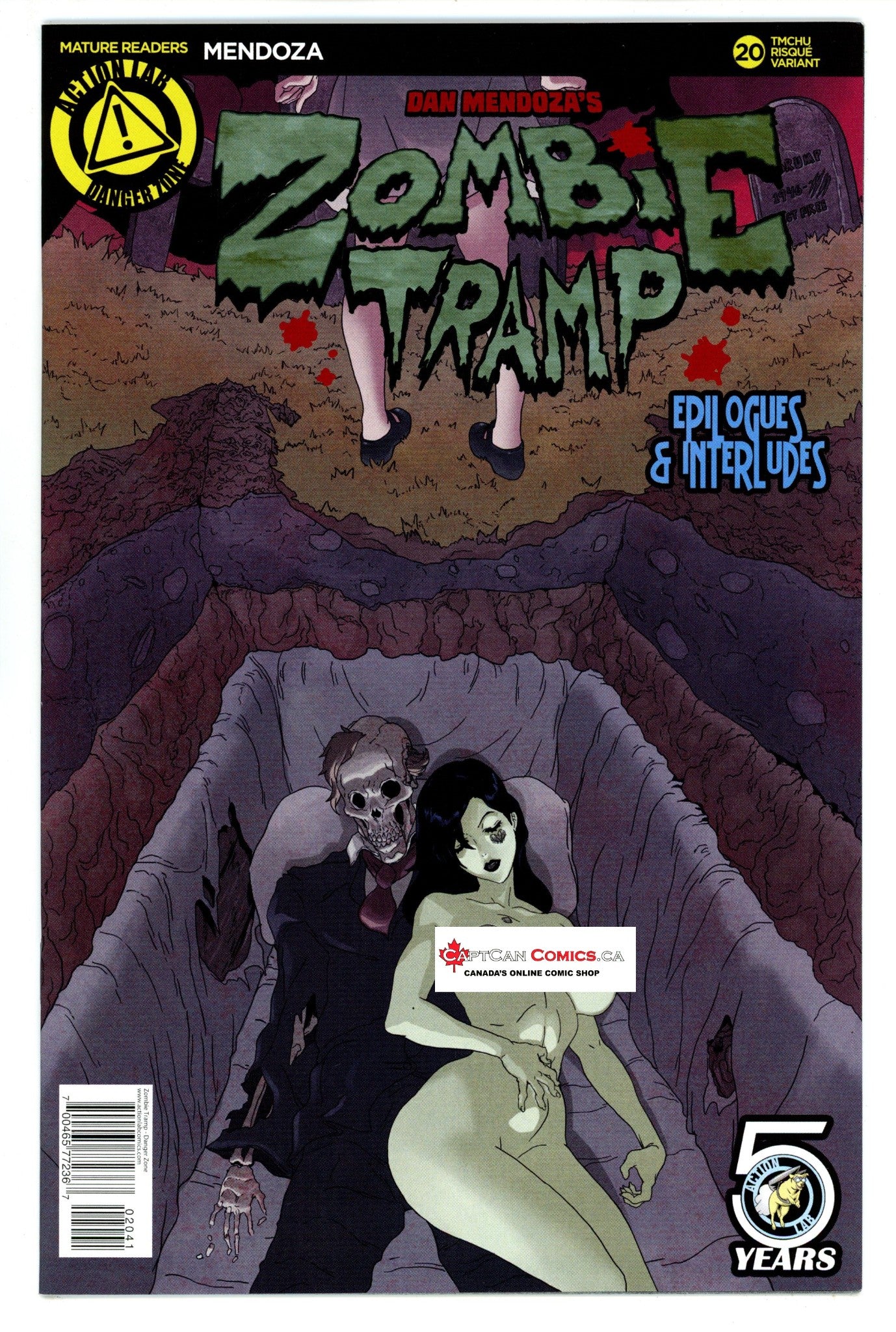 Zombie Tramp Vol 3 20 NM- (9.2) (2016) TMChu Risque Variant 
