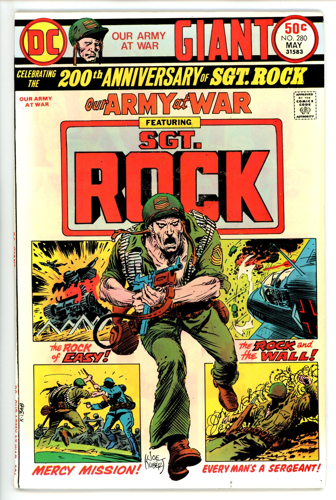Our Army at War Vol 1 280 VF- (7.5) (1975) 