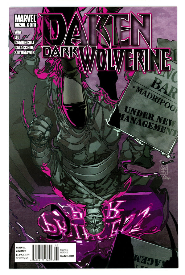 Daken: Dark Wolverine 5 VF (8.0) (2011) Newsstand