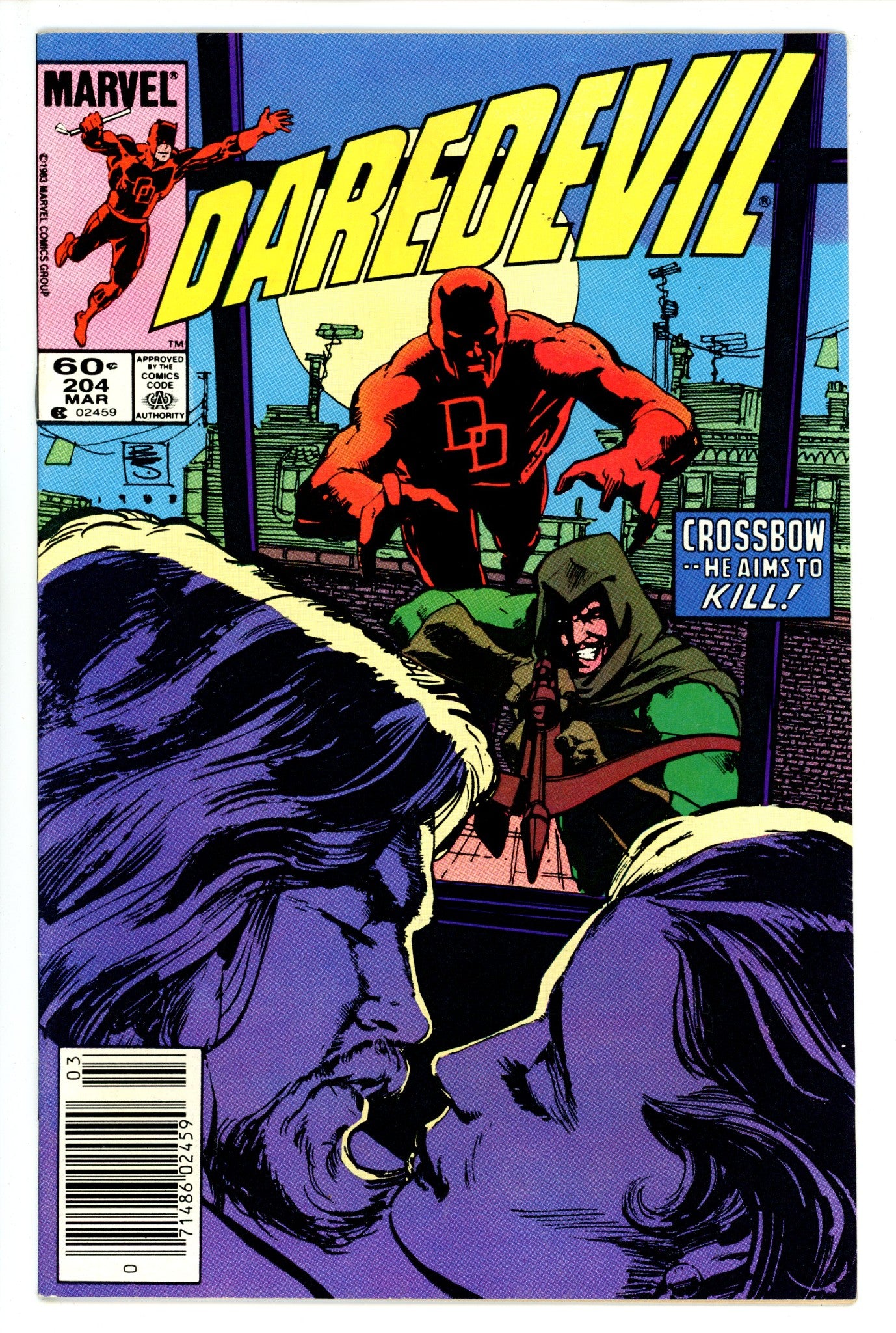 Daredevil Vol 1 204 Newsstand (1984)