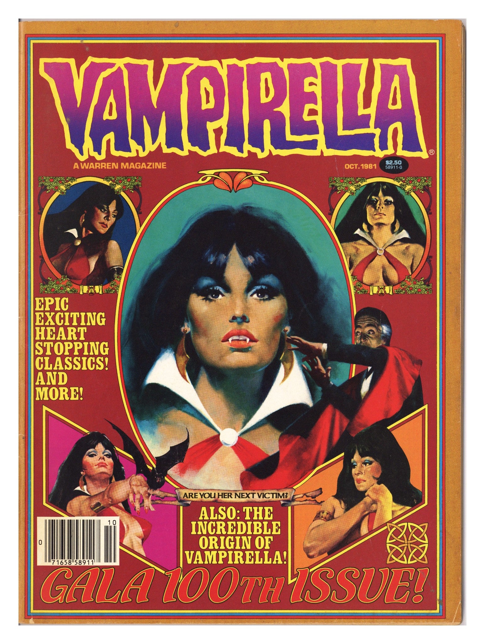 Vampirella Vol 1 100 VG+ (4.5) (1981) Canadian Price Variant 