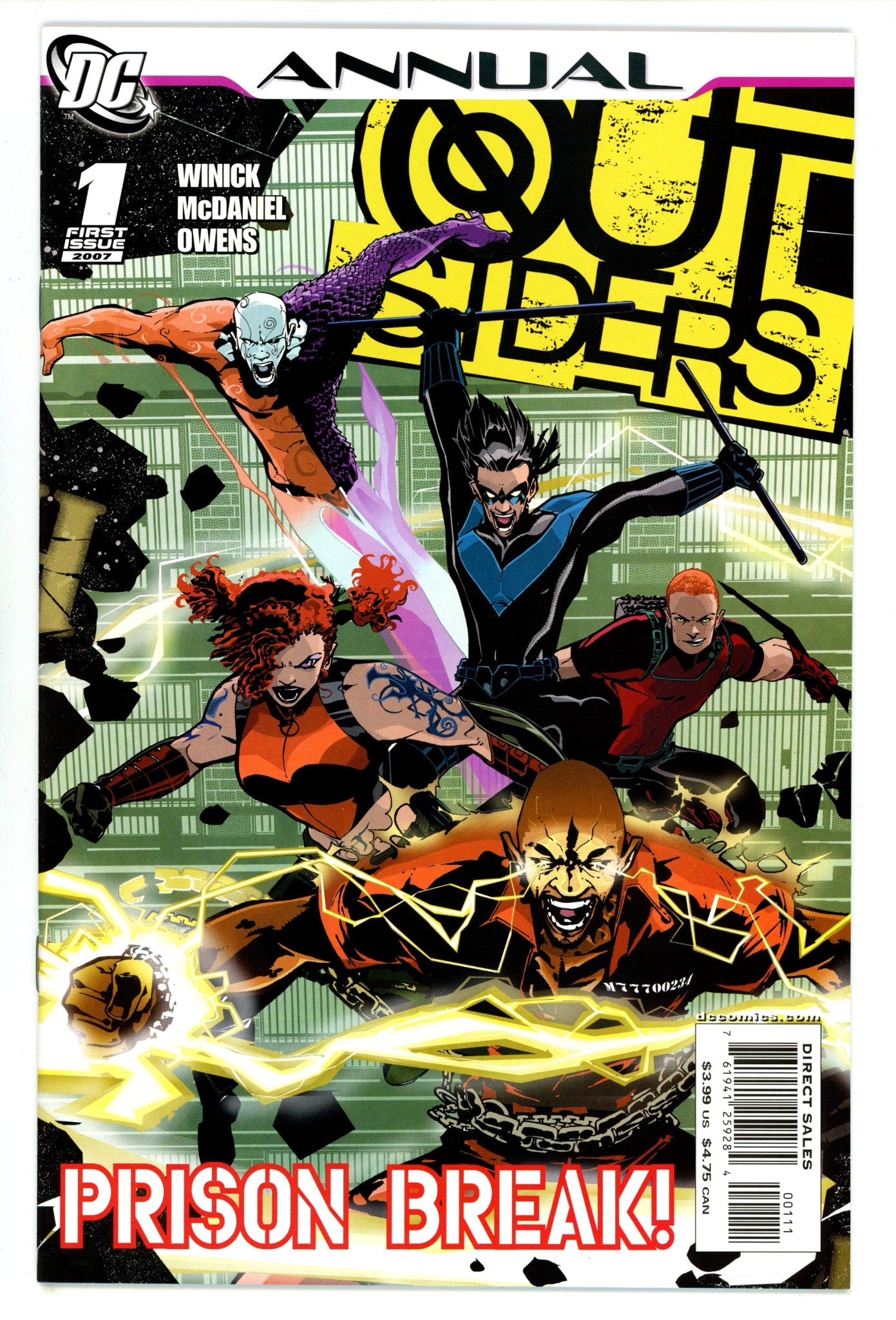 Outsiders Annual Vol 3 1  High Grade   (2007)        
