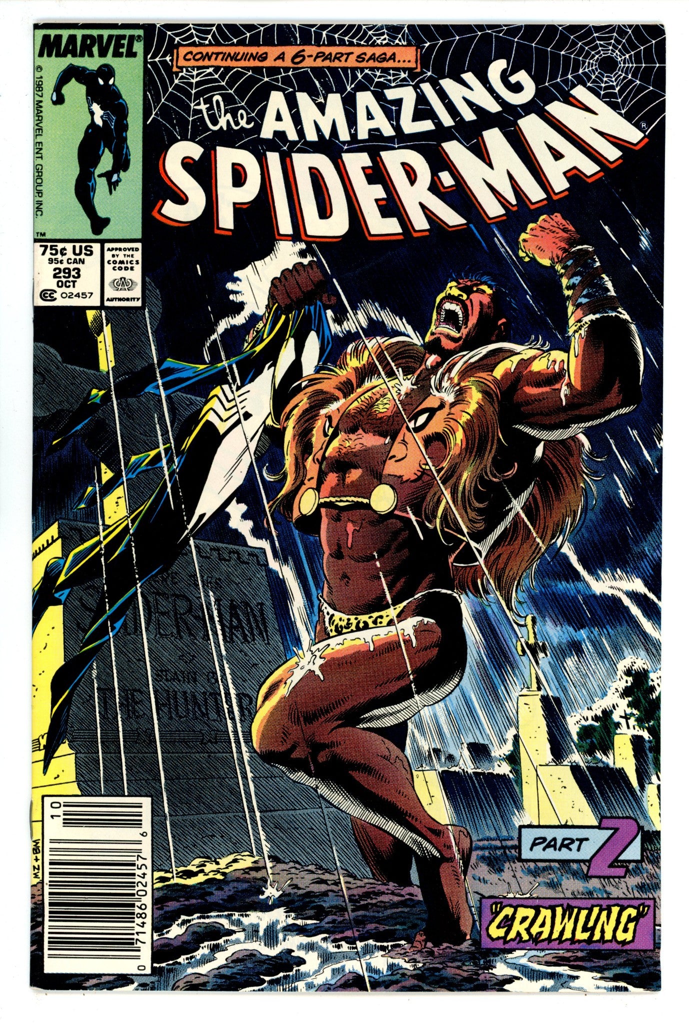 The Amazing Spider-Man Vol 1 293 VF (8.0) (1987) Newsstand 