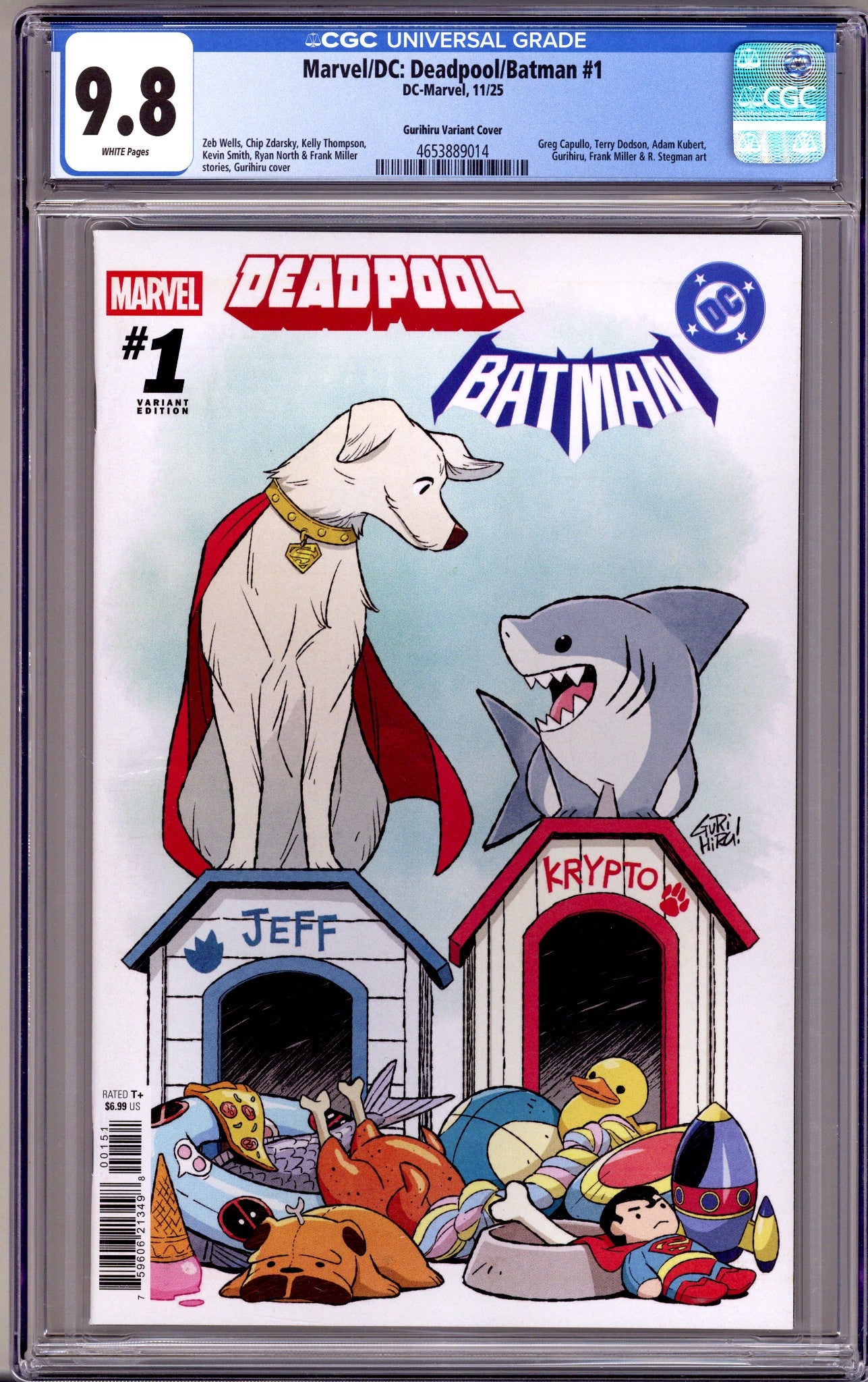 Deadpool / Batman 1 CGC 9.8 (NM/M) (2025) Gurihiru Variant 