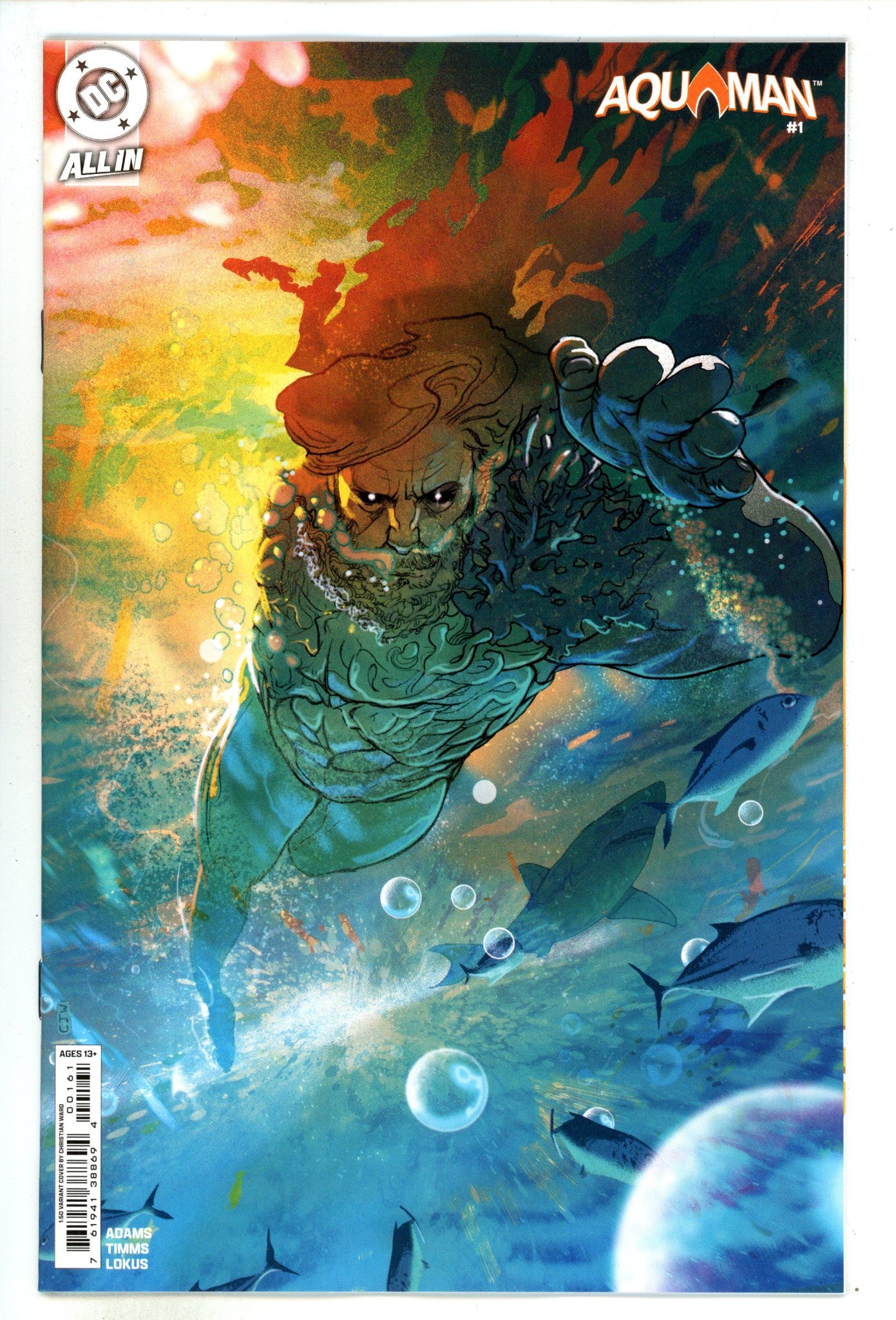 Aquaman Vol 9 1 Ward Incentive Variant NM (2025)