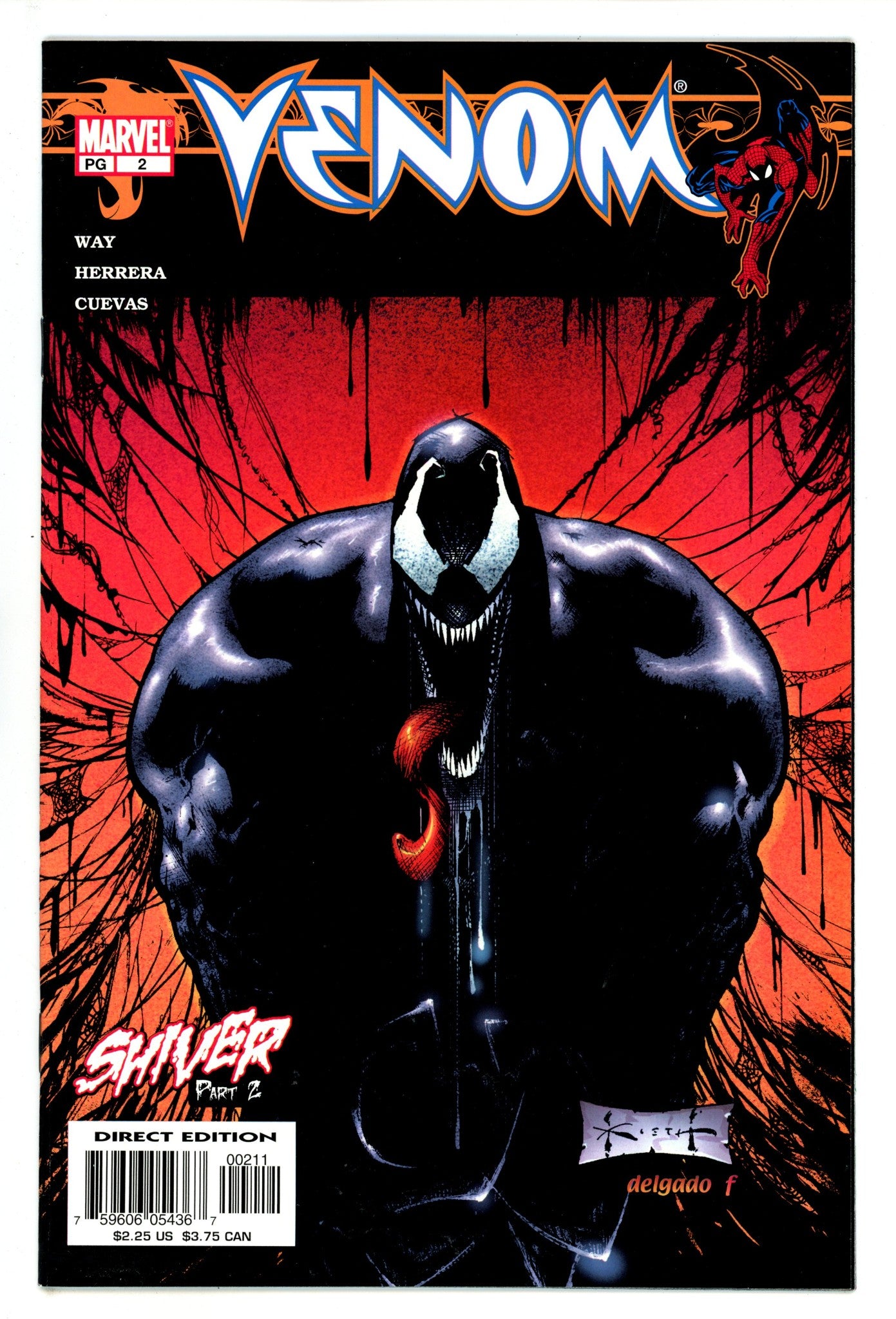 Venom Vol 1 2 NM- (9.2) (2003) 