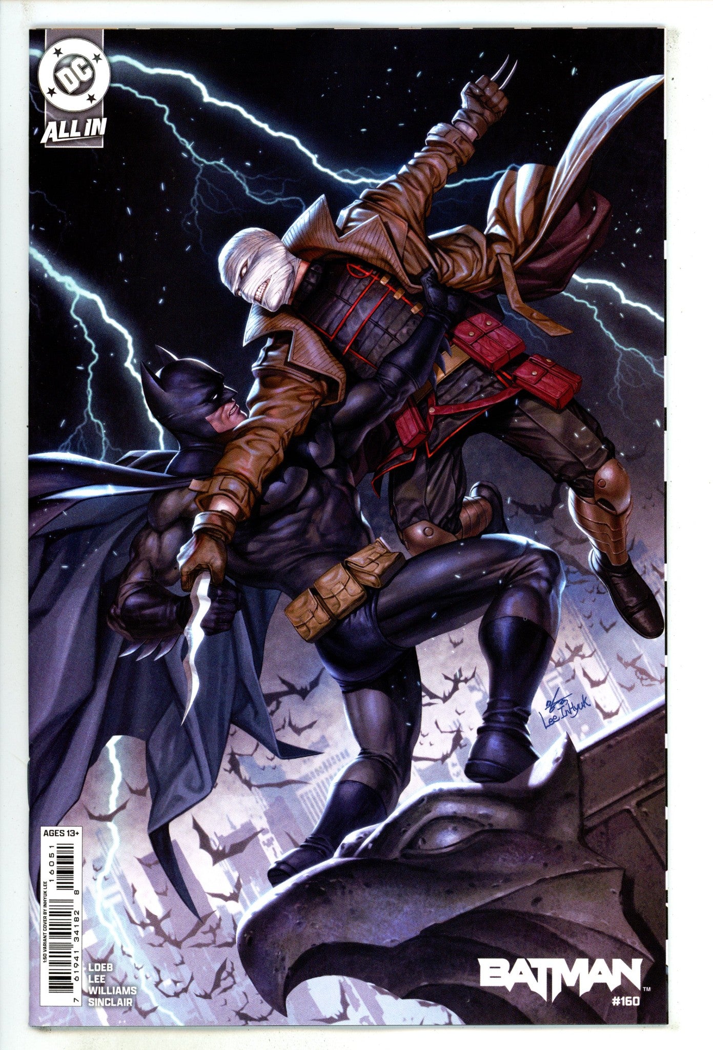 Batman Vol 3 160 Lee Incentive Variant NM (2025)