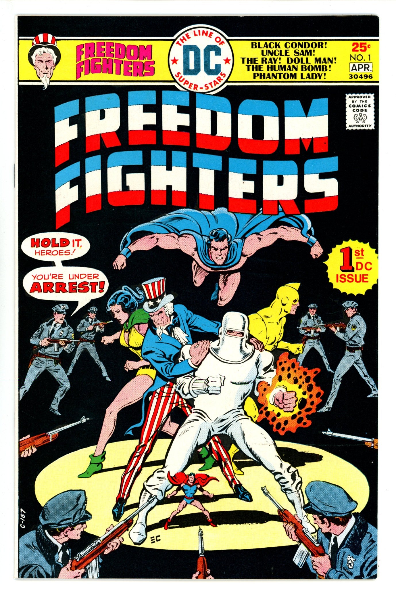 Freedom Fighters Vol 1 1 VF+ (8.5) (1976) 