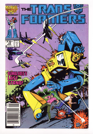The Transformers 16 Mid Grade (1986) Newsstand