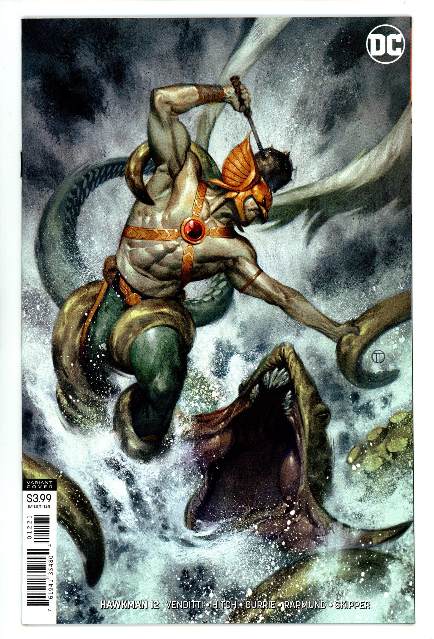 Hawkman Vol 5 12 High Grade (2019) Tedesco Variant 