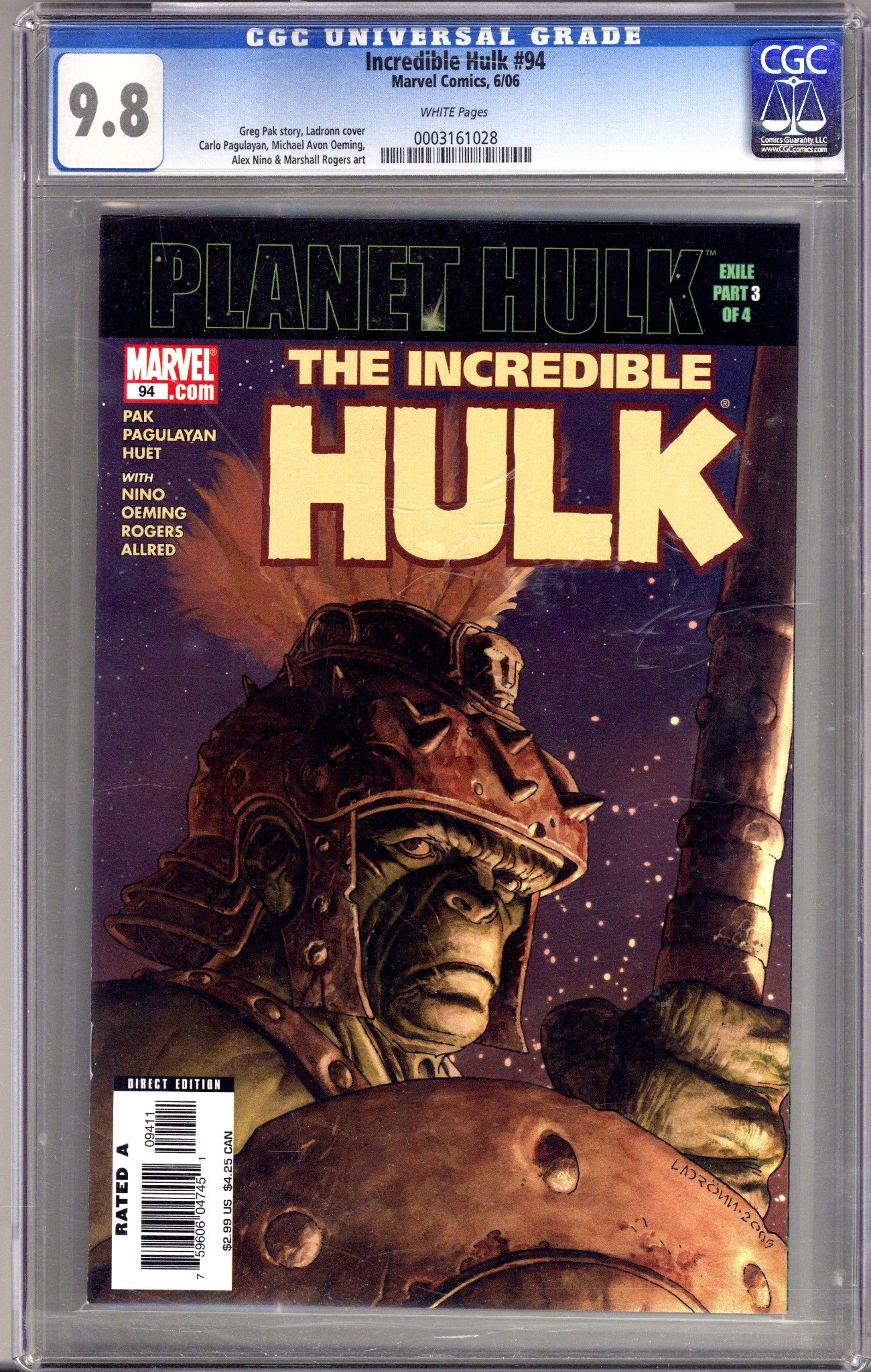Incredible Hulk Vol 2 94 CGC 9.8 (NM/M) (2006) 