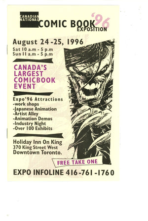 Canadian National Comic Book Exposition Pamphlet [nn] NM- (1996)