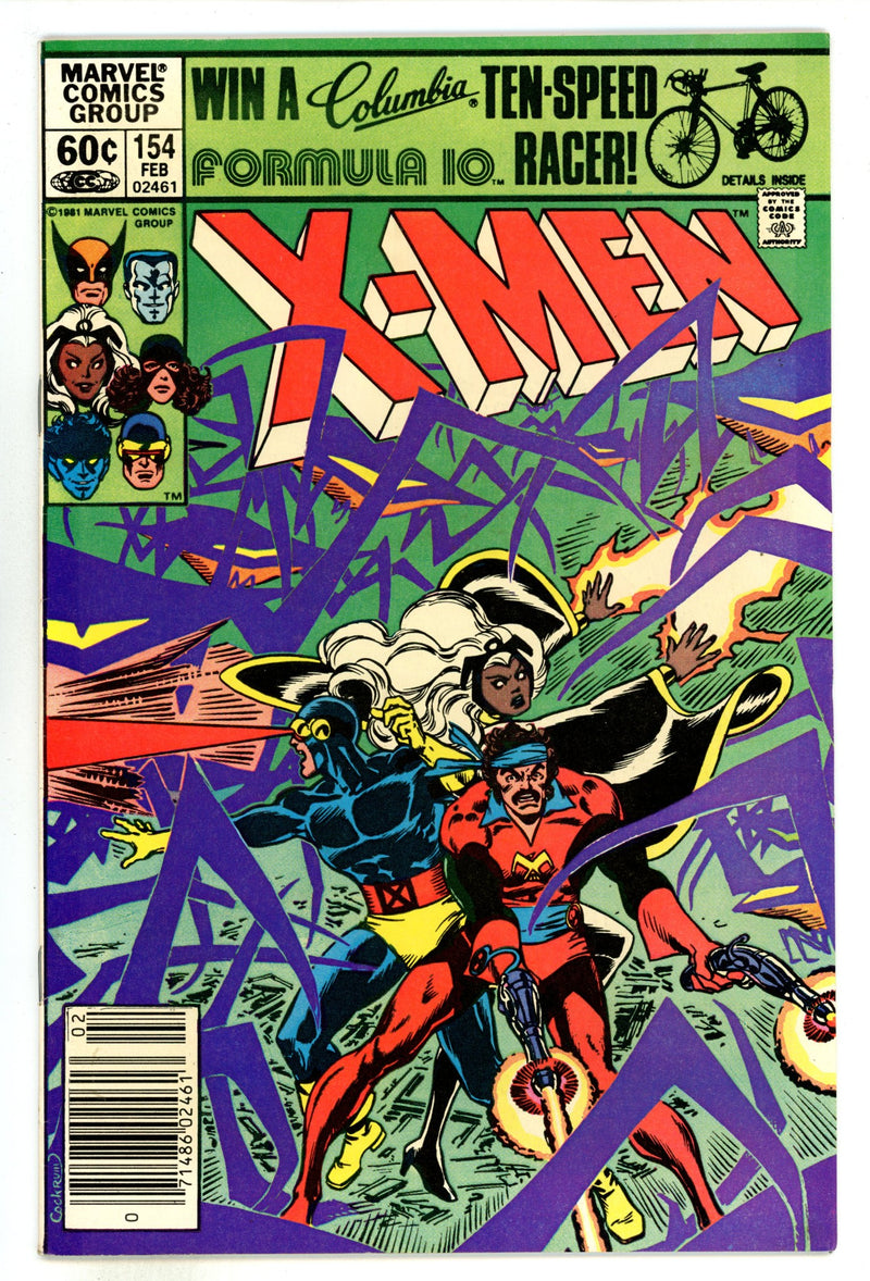 The Uncanny X-Men Vol 1 154 Mid Grade (1982) Newsstand 