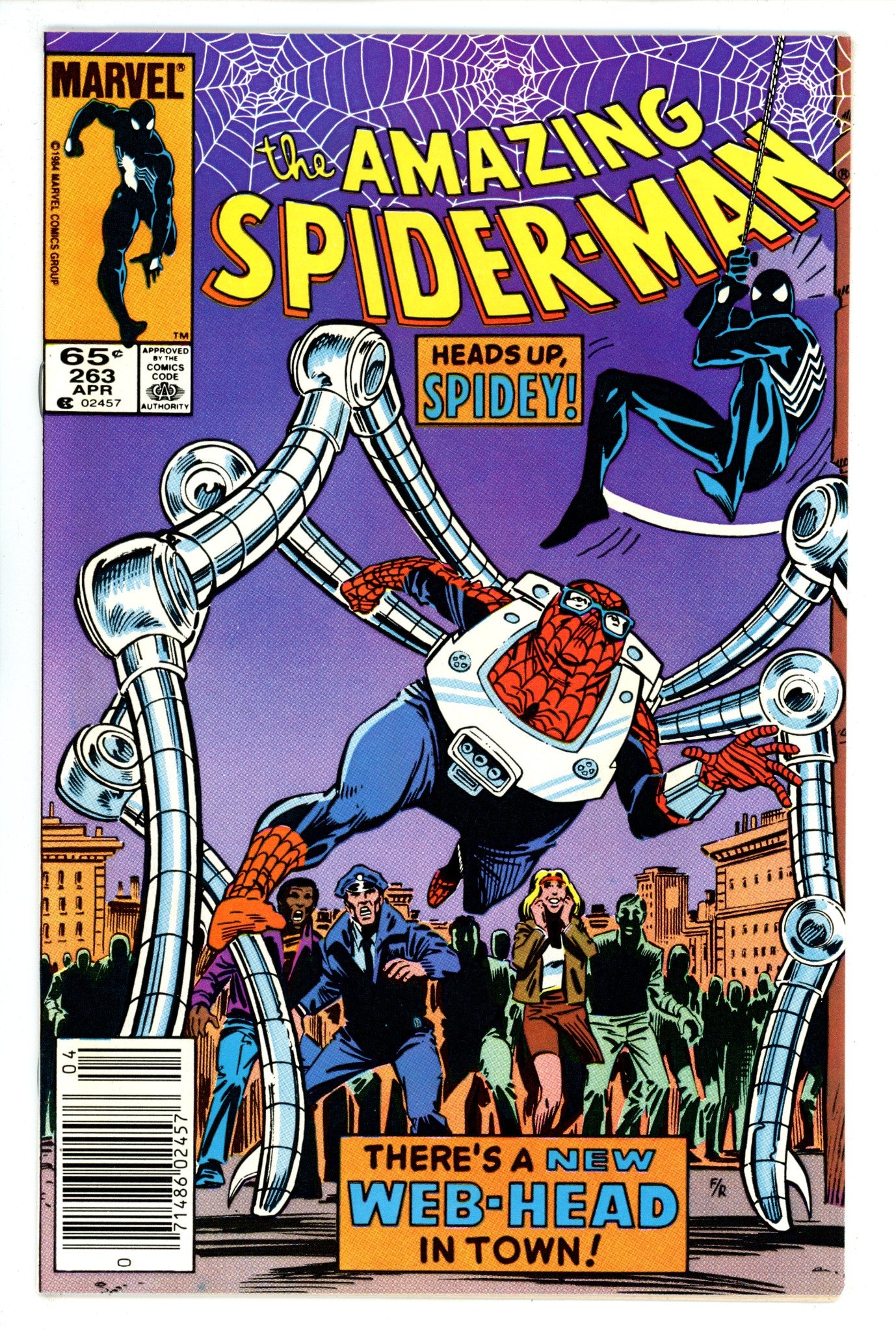 The Amazing Spider-Man Vol 1 263 VF+ (8.5) (1985) Newsstand 