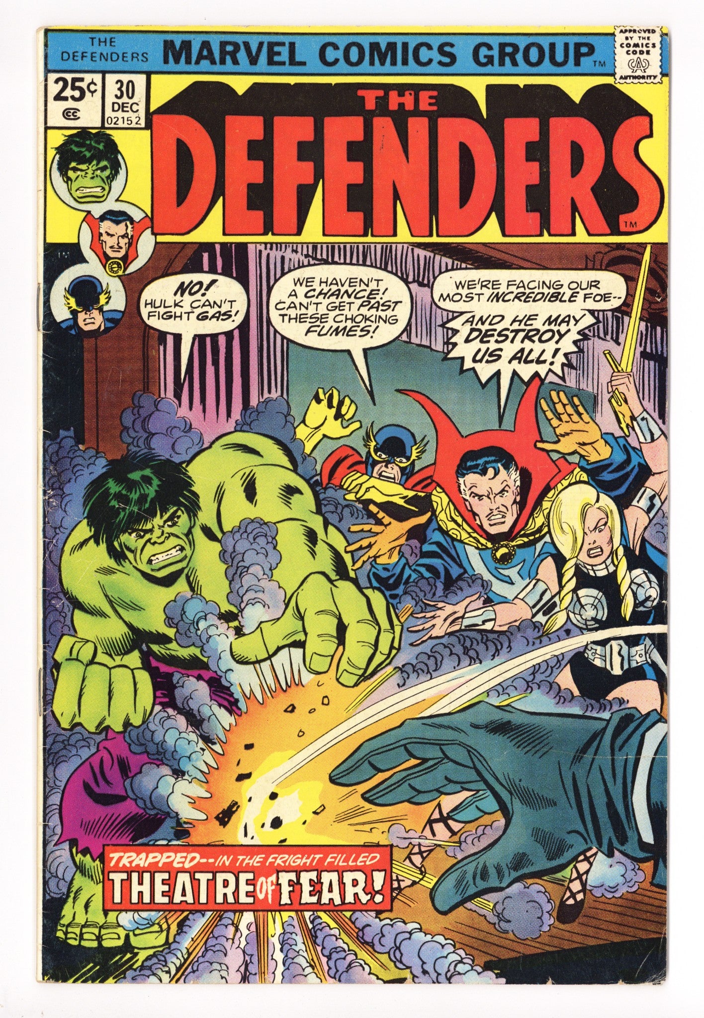 The Defenders Vol 1 30 Low Grade (1975) 