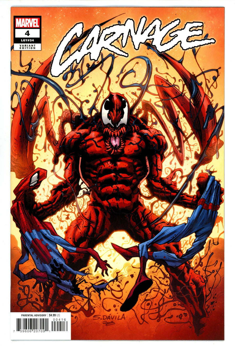 Carnage Vol 4 4 DÃ¡vila Incentive Variant VF/NM (2024)