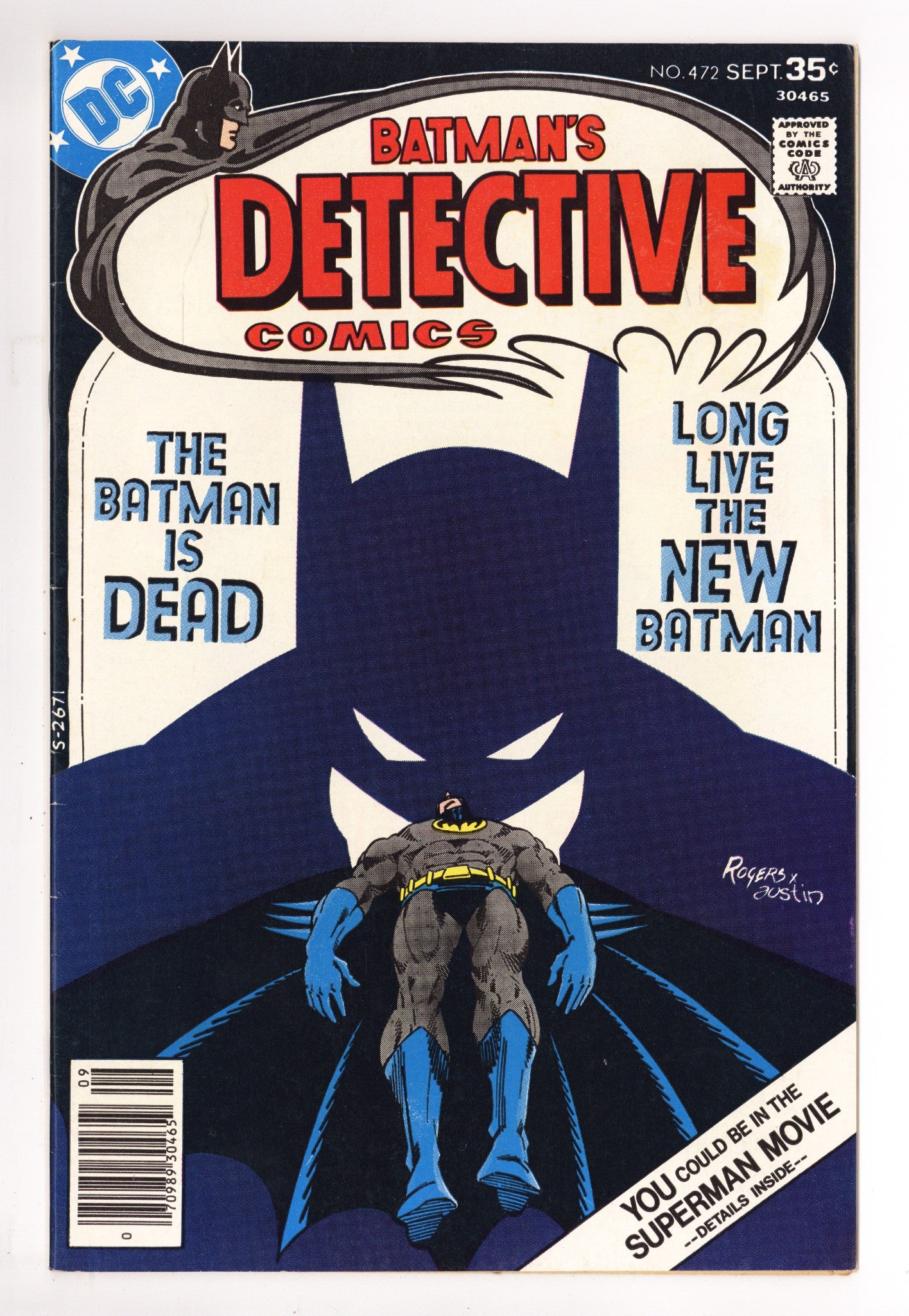Detective Comics Vol 1 472 FN+ (6.5) (1977) 