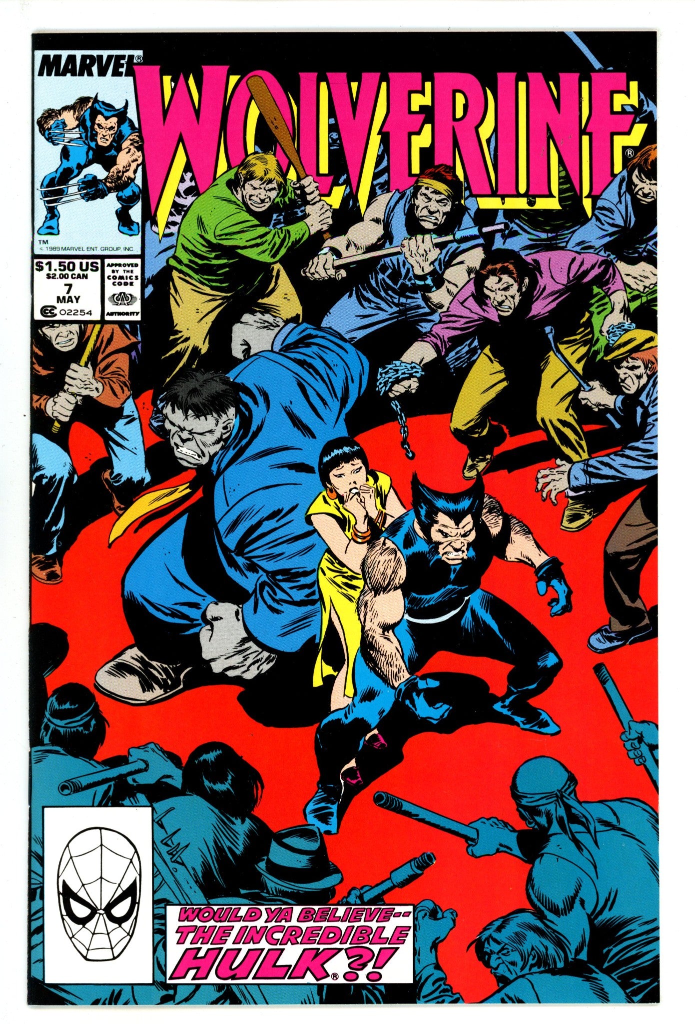 Wolverine Vol 2 7 NM (9.4) (1989) 