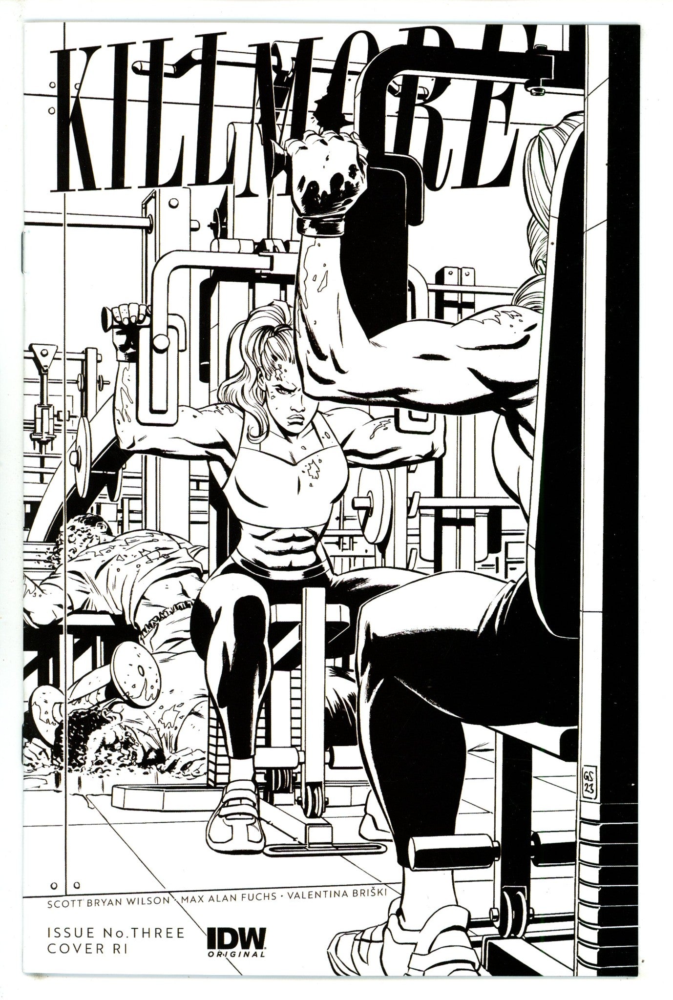 Kill More 3 VF+ (8.5) (2023) Sudzuka B&W Incentive Variant 