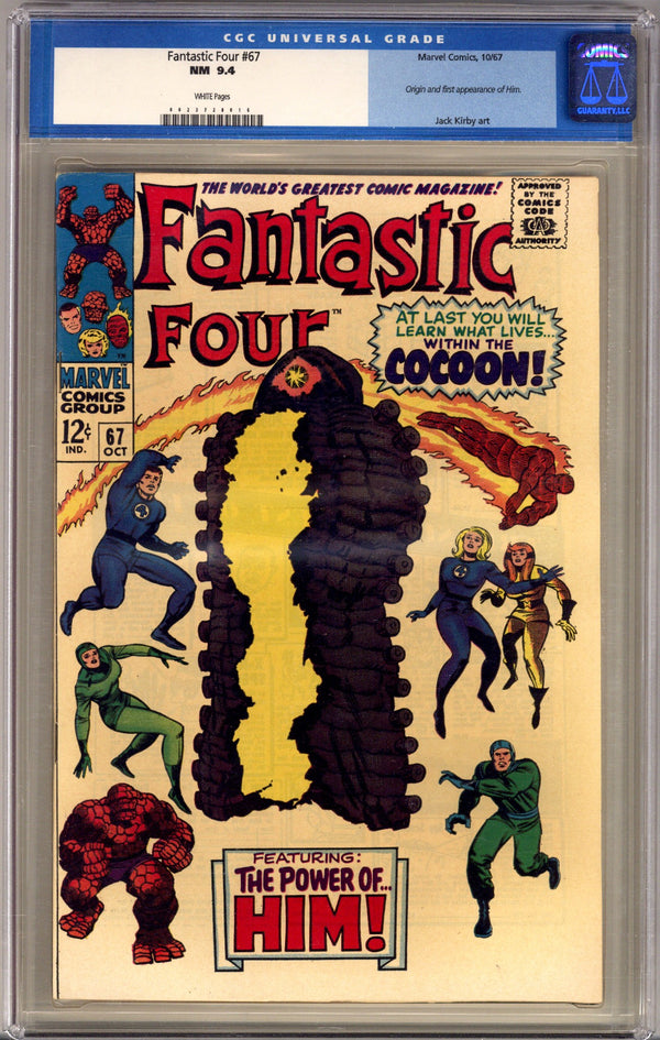 Fantastic Four Vol 1 67 CGC 9.4 (NM) (1967)