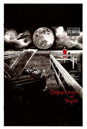 The Department of Truth 7 NM (9.4) (2021) Hutchison-Cates Homage Exclusive Variant