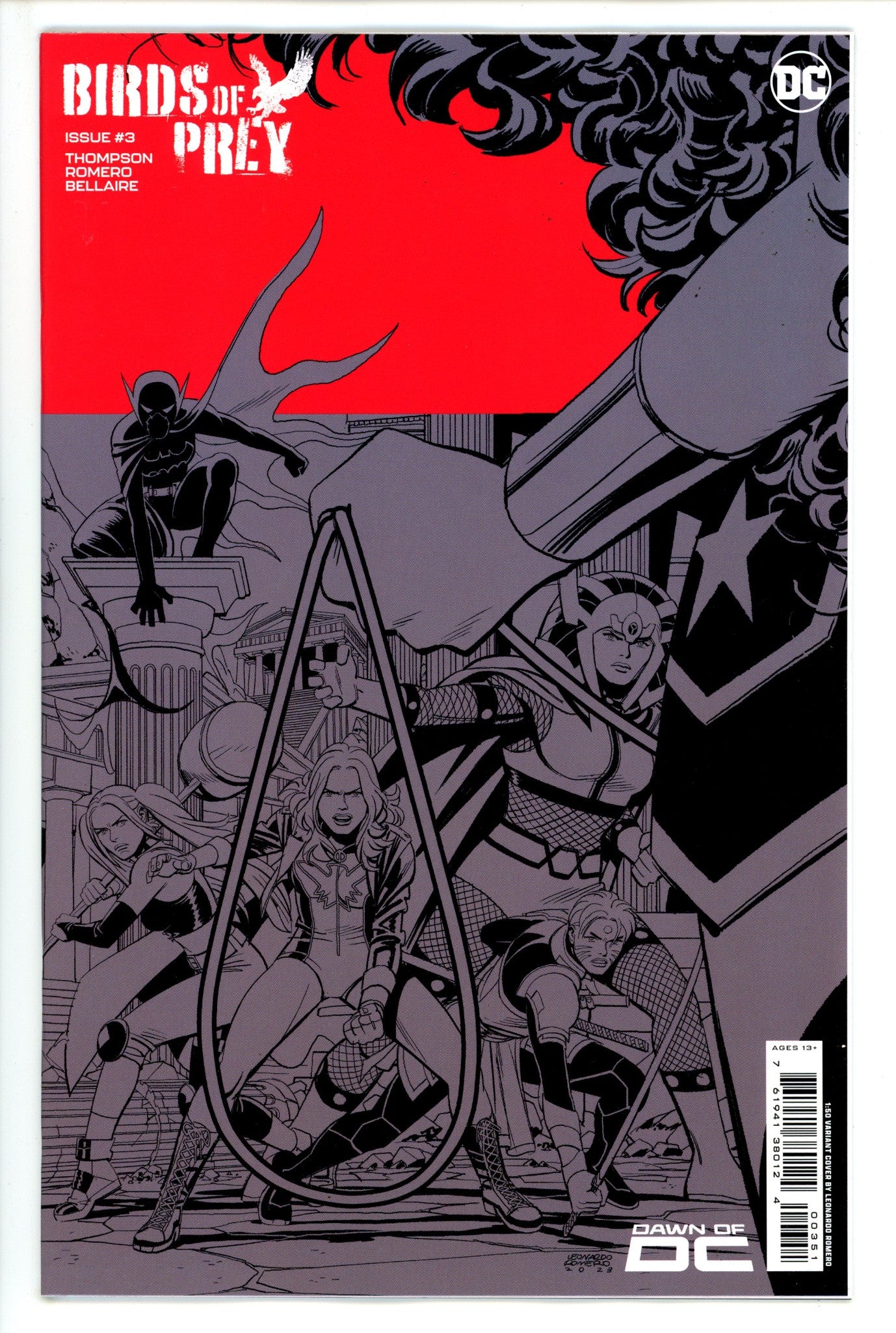 Birds Of Prey Vol 6 3 Romero Incentive Variant NM (2023)