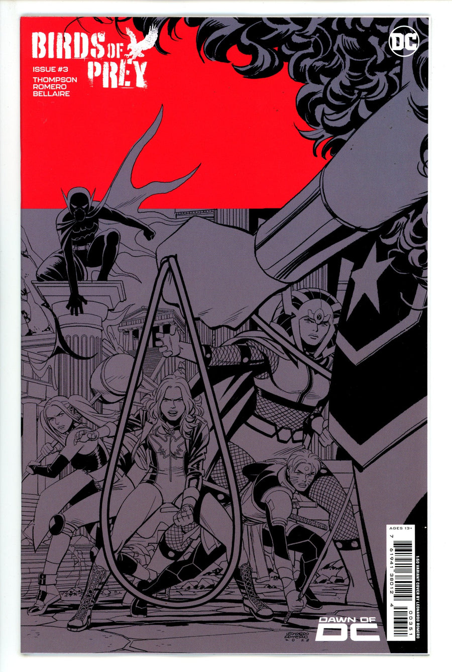 Birds Of Prey Vol 6 3 Romero Incentive Variant NM (2023)
